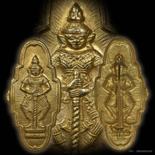 เข็มกลัดท้าวเวสสุวรรณ วัดเกตุมดีศรีวราราม รุ่นแรก ปี2511