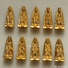 หล่อเตารีดเจ้าแม่ลิ้มกอเหนี่ยว ปี 2542 เนื้อกะไหล่ทอง