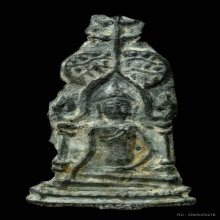 พระซุ้มร่มโพธิ์ พิมพ์เสาอากาศ กรุพระปรางค์วัดราชฯ อยุธยา