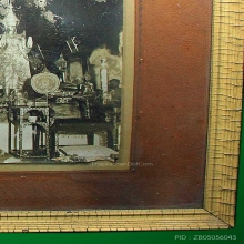 ภาพหลวงพ่อสด วัดปากน้ำ ภาษีเจริญ ปี2492-93 กรอบและเม้าท์เดิม