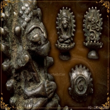 พระอุปคุต เนื้อสัมฤทธิ์เงินกลับดำ