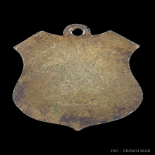 อาร์ม พระพุทธโสธร ปี 2498 เนื้อเงินลงยาสีเขียว พิมพ์ 5 จุด