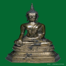 พระพุทธรูป สมัยรัชกาล ปางมารวิชัย เนื้อโลหะสำริด สวยเดิม