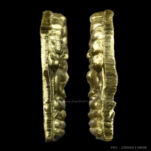 พระนาคปรกใบมะขาม รุ่นแรก พระอาจารย์เปลี่ยน ปี2541 เนื้อทองคำ