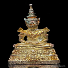 พระแก้วมรกตกรมสรรพสามิตเนื้อเงินขัดเงา ๙๔๐๓ ปี 2539