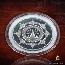 เหรียญจตุคาม โคตรมหาเศรษฐี เงินขัดเงา บล็อคนอก