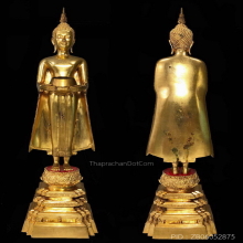 พระบูชาหลวงพ่อวัดบ้านแหลมอุ้มบาตรสูง 20 นิ้ว ปิดทองคำแท้