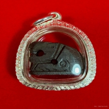 พญาเสือดำหลวงปู่หงษ์ พรหมปัญโญ (ไม้งิ้้วดำแกะ)