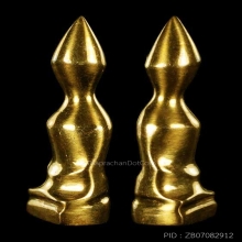 พญาเหล็กไหลพ่อหวล วัดพุทไธศวรรย์ สีท้องปลาไหล สูง 2.8 ซ.ม.