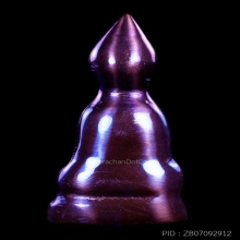 พญาเหล็กไหลพ่อหวล วัดพุทไธศวรรย์ ผิว 3 สี สูง 3.5 ซ.ม.