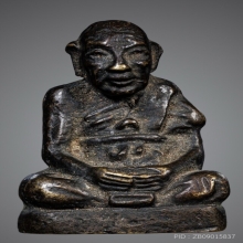 หลวงปู่สุข วัดโพธิ์ทรายทอง ปี2512 เนื้อทองเหลืองนิยม