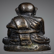 หลวงปู่สุข วัดโพธิ์ทรายทอง ปี2512 เนื้อทองเหลืองนิยม