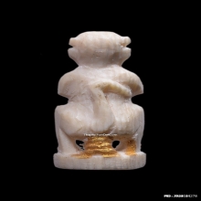 สี่หูห้าตาครูบาบุญยัง วัดห้วยน้ำอุ่น เนื้องาช้าง ตะกรุดเงิน