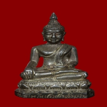 พระสะหลีแก้วเก้าเจ้าบุญเรือง เนื้อนวะแก่เงิน วัดบ้านเด่น