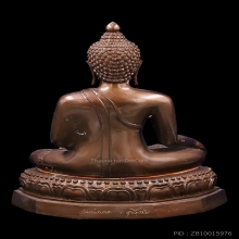 พระบูชาหลวงพ่อเชียงแสน9นิ้ววัดท่าเกษม ก้นฝังแผ่นยันต์สภาพสวย