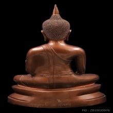 พระบูชาหลวงพ่ออู่ทอง9นิ้ว วัดท่าเกษม ก้นฝังแผ่นยันต์ สภาพสวย