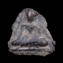 พระนางกำแพง เนื้อตะกั่วสนิมแดง กรุวัดบรมธาตุ จ.กำแพงเพชร