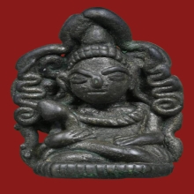 พระอุปคุต เนื้อสำริดเงิน ยุคต้น