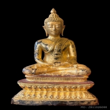 พระบูชายุคสมัย รัตนะ แบบจีวรเรียบ 