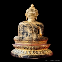 พระบูชายุคสมัย รัตนะ แบบจีวรเรียบ 