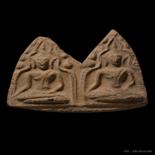 พระขุนแผนพลายคู่ พิมพ์หน้าฤาษี สวยแชมป์