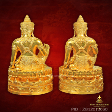 องค์บูชาจตุคามรามเทพ รุ่น ปฐมกษัตริย์ เนื้อปิดทอง