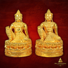 องค์บูชาจตุคามรามเทพ รุ่น ปฐมกษัตริย์ เนื้อปิดทอง