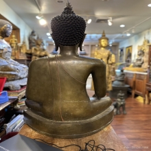 พระบูชาศิลปสมัยเชียงแสน สิงห์สาม ปางมารวิชัย หน้าตัก 26 นิ้ว