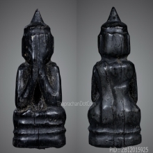 พระปิดตาไม้แกะหลวงพ่อขริก วัดสาวชะโงก