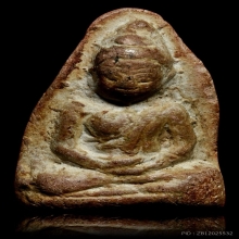 พระกำแพงหน้าโหนก เนื้อดิน สวยหูตากระพริบ