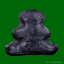 พระปิดตาหลวงพ่อทองสุข พิมพ์ ตะพาบกลาง ท้องจุด ยุคกลาง