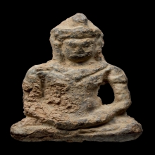 พระร่วงนั่ง กรุคอกควาย ชัยภูมิ สนิมแดง