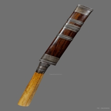 มีดหมอ หลวงพ่อเดิม วัดหนองโพ ( จารเต็มสูตรจบสุด )