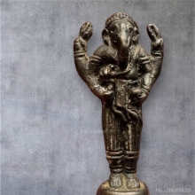 รูปหล่อพระพิฆเนศ โบสถ์พราหมณ์ ปางประทับยืน 2493