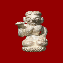 แม่นางกวัก เงิน หล่อโบราณ วัดหัวเขา