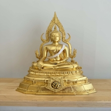 พระพุทธชินราช(จำลอง) ภ.ป.ร. 84 พรรษา 9 นิ้ว ครบกล่อง