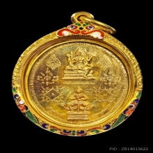 ท้าวเวส(พระเหนือพรหม)ทองคำ หลวงพ่ออิฏฐ์ วัดจุฬามณี ปี38มีจาร