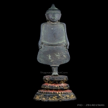 พระบูชาประทับยืนปางเปิดโลก ทิ้งดิ่ง เนื้อสำริด นครศรีธรรมราช