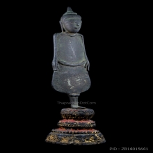 พระบูชาประทับยืนปางเปิดโลก ทิ้งดิ่ง เนื้อสำริด นครศรีธรรมราช