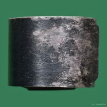 ตะกรุดหัวใจโลกธาตุ เนื้อเงิน เก่าโบราณ