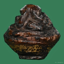 พระปิดตาไม้แกะ หลวงปู่เอี่ยม วัดหนัง ไม้โพธิ์แกะเก่า100ปี  