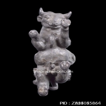 วัวธนู อาจารย์เณรวิเศษณ์ สิงห์คำ รุ่นแรก เนื้อเงิน ปี2519