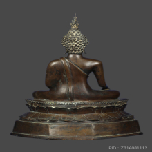 พระบูชา พิมพ์มารวิชัย ตามุก หน้าตัก 6.5 นิ้ว เนื้อแดง 