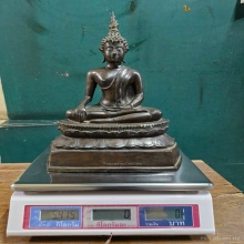 พระบูชา พิมพ์มารวิชัย ตามุก หน้าตัก 6.5 นิ้ว เนื้อแดง 