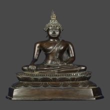 พระบูชา พิมพ์มารวิชัย ตามุก หน้าตัก 6.5 นิ้ว เนื้อแดง 