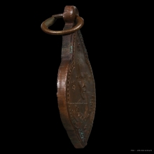 เหรียญมั่น-เสาร์ ยันต์แปด เนื้อทองแดง สวยเดิมๆ