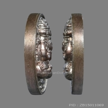 เหรียญปิดตาพังพระกาฬ รุ่น 1 ปี 2532 เนื้อนวะโลหะ ลายเสือ