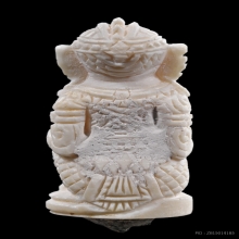 หนุมานหลวงปู่ทิม อิสริโก แกะจากงาช้าง อุดผงพรายกุมาร ปี2564