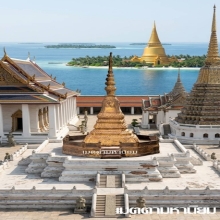พระมหาเจดีย์จุฬามณี สมัยรัตนโกสินทร์ สวยเดิม ขนาดใหญ่
