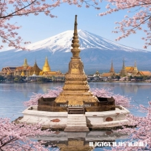 พระมหาเจดีย์จุฬามณี สมัยรัตนโกสินทร์ สวยเดิม ขนาดใหญ่